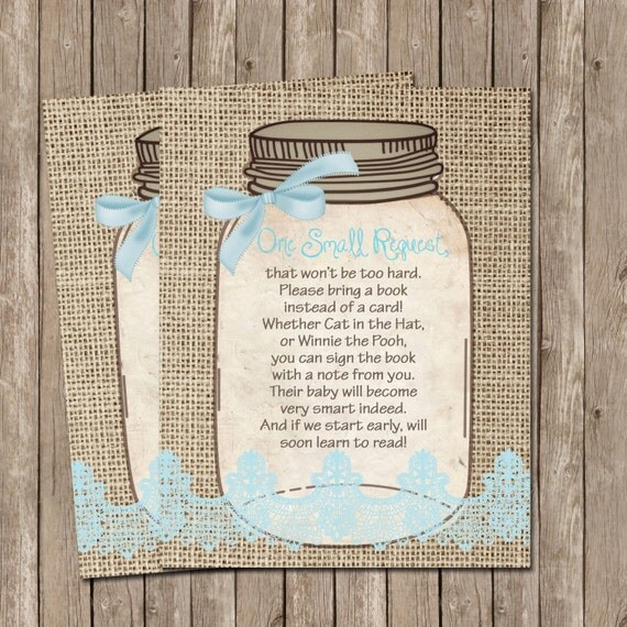 Bring a Book Instead of a Card Baby Shower by WallflowerEvents