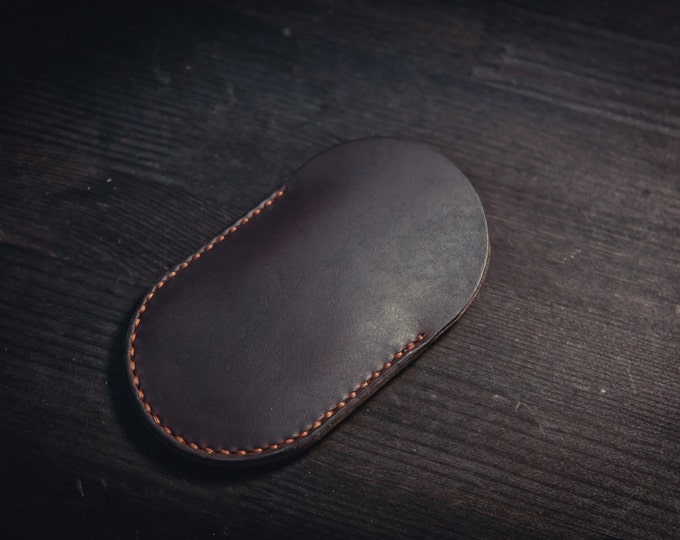 Horween Leather Card holder/Men's Leather Card holder/Leather card case/Slim wallet/Horween Chromexcel