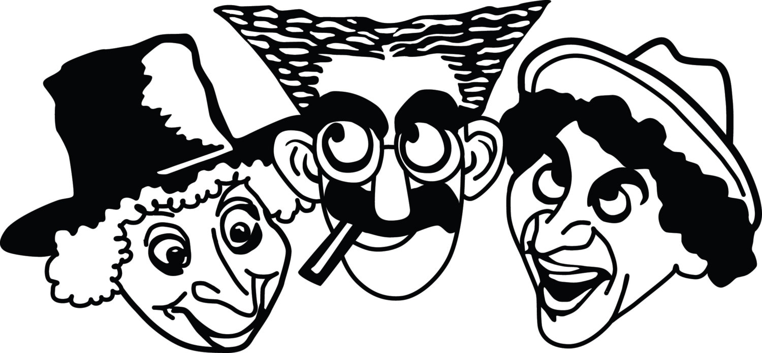 Marx Brothers Vinyl Decal Sticker