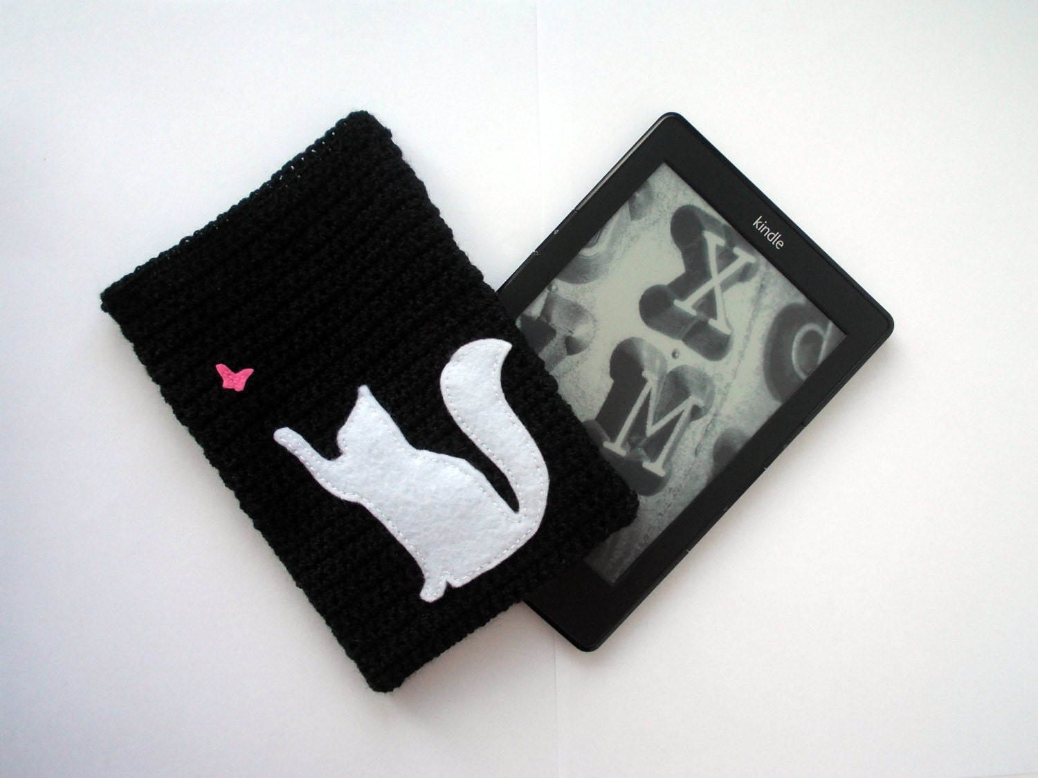 Kindle case with white cat kindle paperwhite sleeve kindle