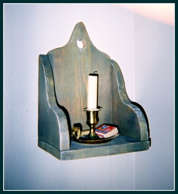 Candle Wall Shelf Small by AllieCatCreations8 on Etsy