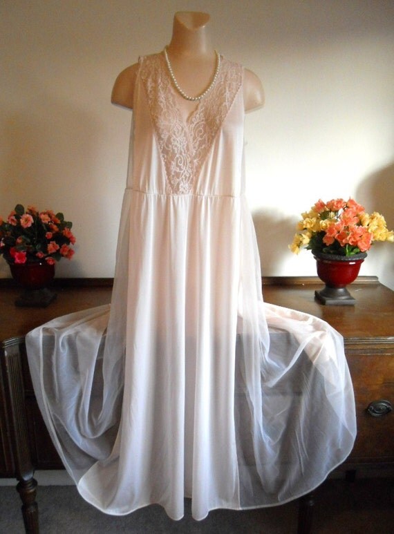 chemise de nuit vintage nylon