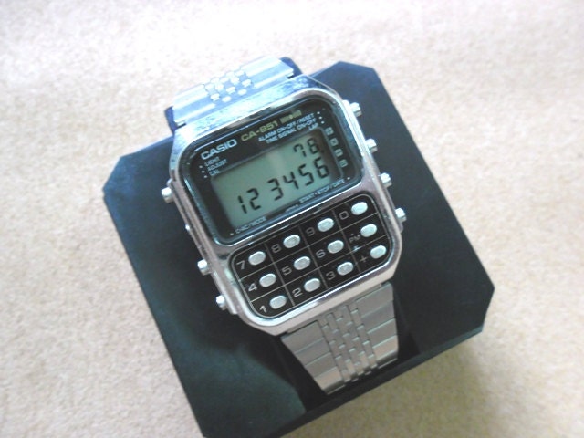old casio calculator watch