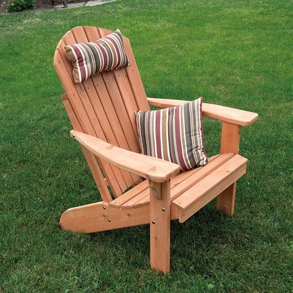 Red Cedar Fanback Adirondack Chair
