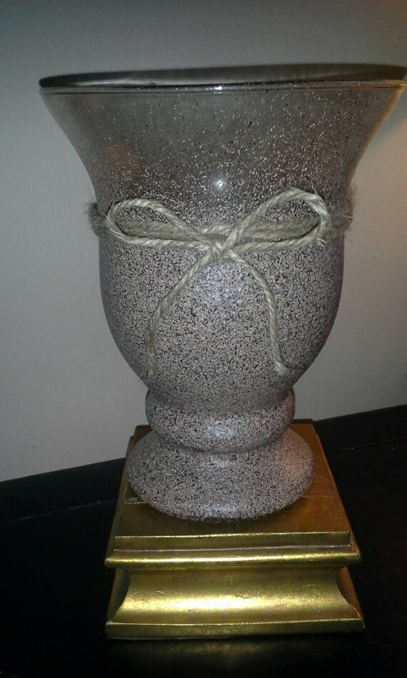 Items similar to Stone Open Vase on Etsy