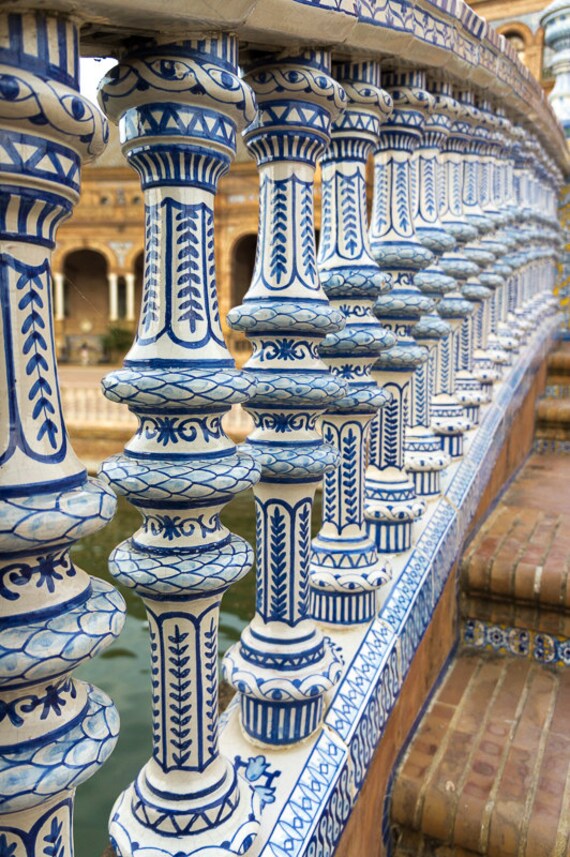 Spanische Fliesen Sevilla Plaza de España Andalusien