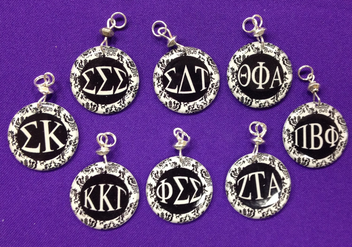 Sorority Greek Letter Charms Sigma KappaSigma Sigma