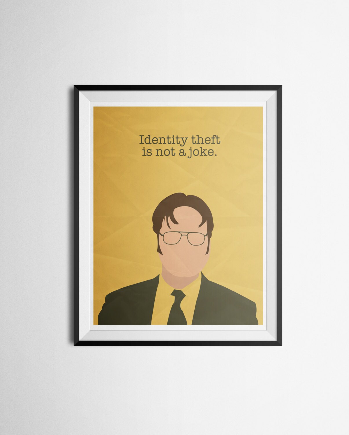 dwight schrute quote poster the office print