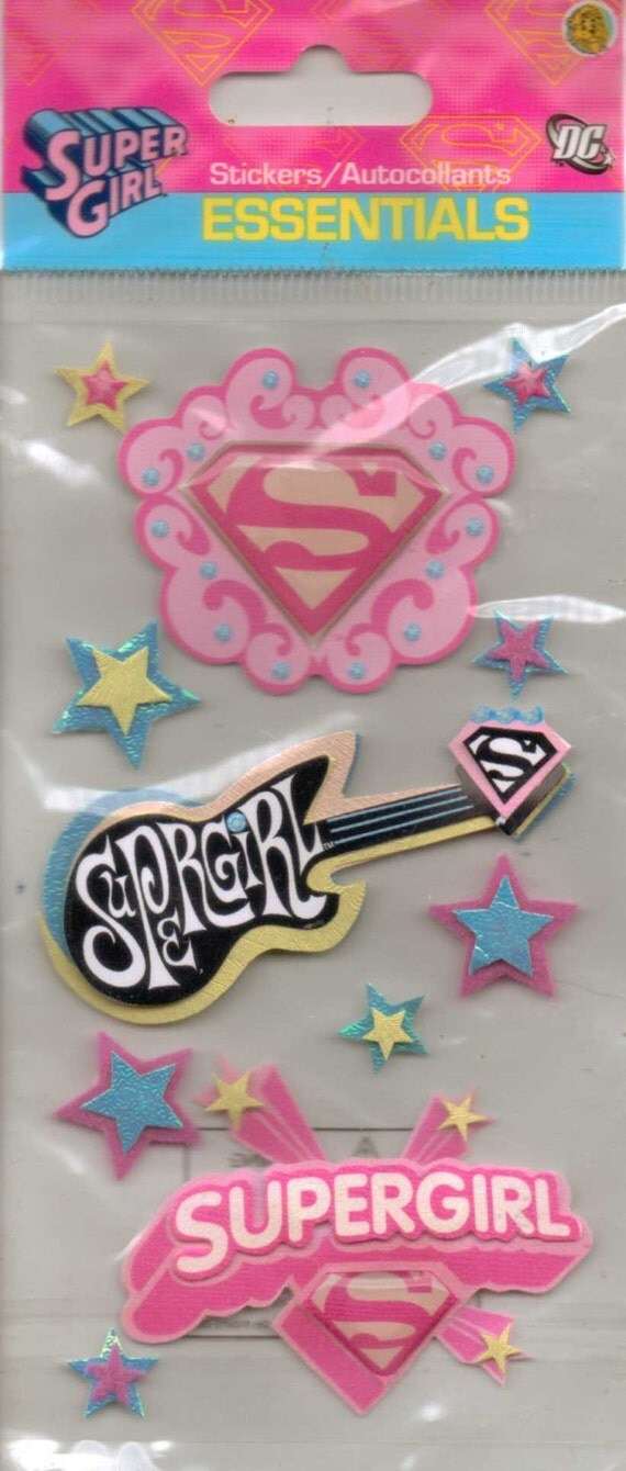 Sandylion Essentials SUPERGIRL Stickers by ScrappinTreasures