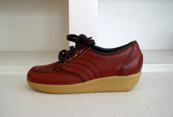 Vintage 1970's Children's Shoes / 70's Deadstock Willits Shoes Brown ...
