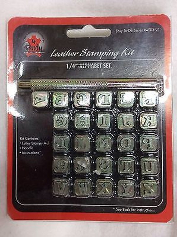 Emma Blog The 2 Inch Leather Alphabet Stamps Mystery