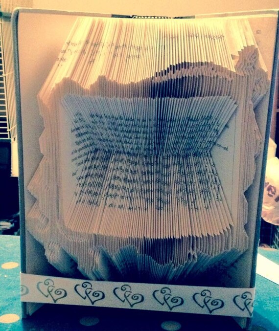 Book Folding Pattern Photo Frame 2 334 Folds by CraftyHana