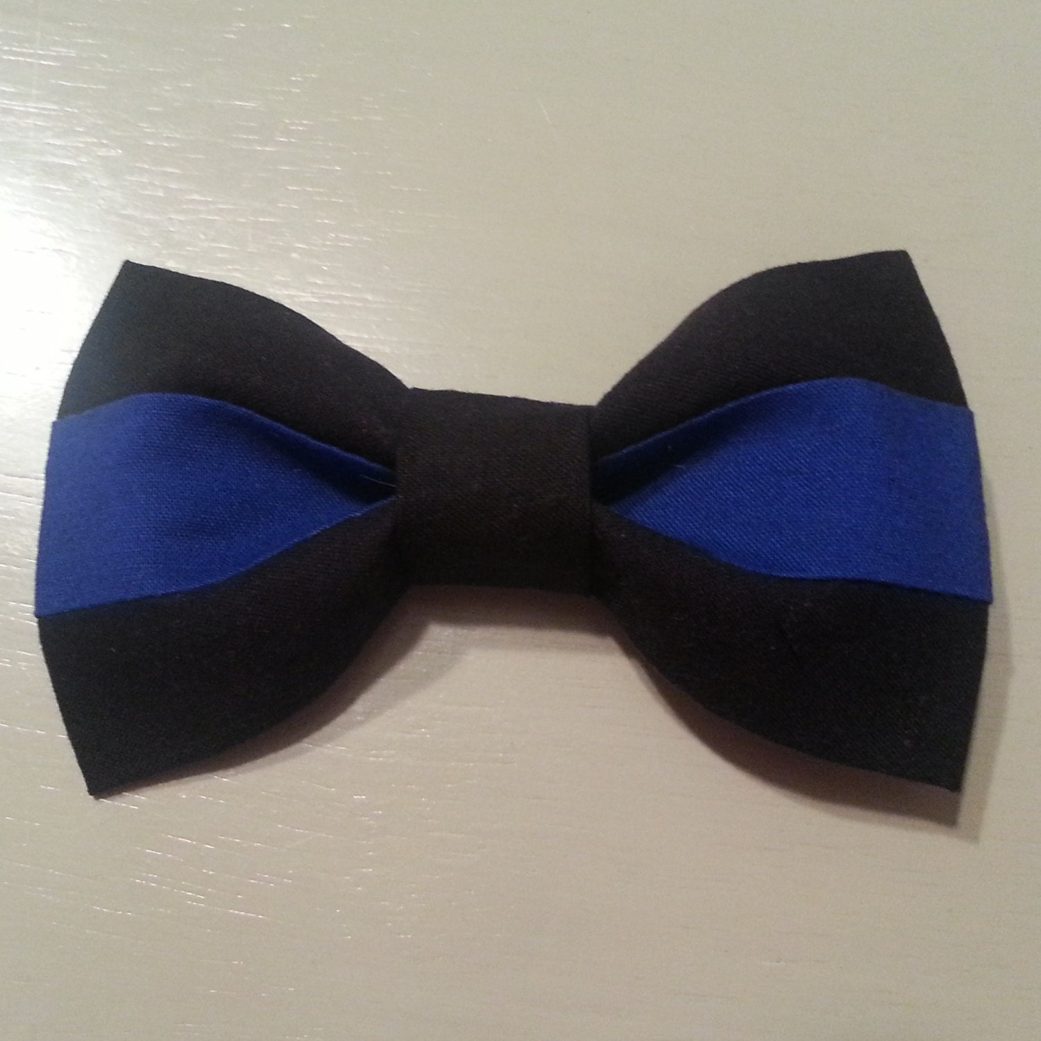 thin blue line bow tie
