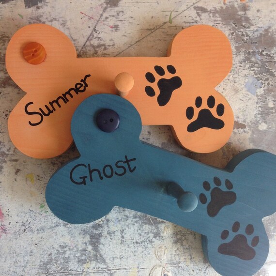 Dog Lead Holder Handmade Personalised Wooden Dog Lead/