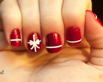 Popular items for christmas nail art on Etsy