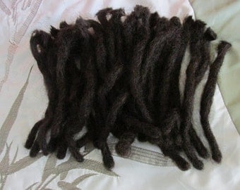 Human hair natural brown dreadlocks