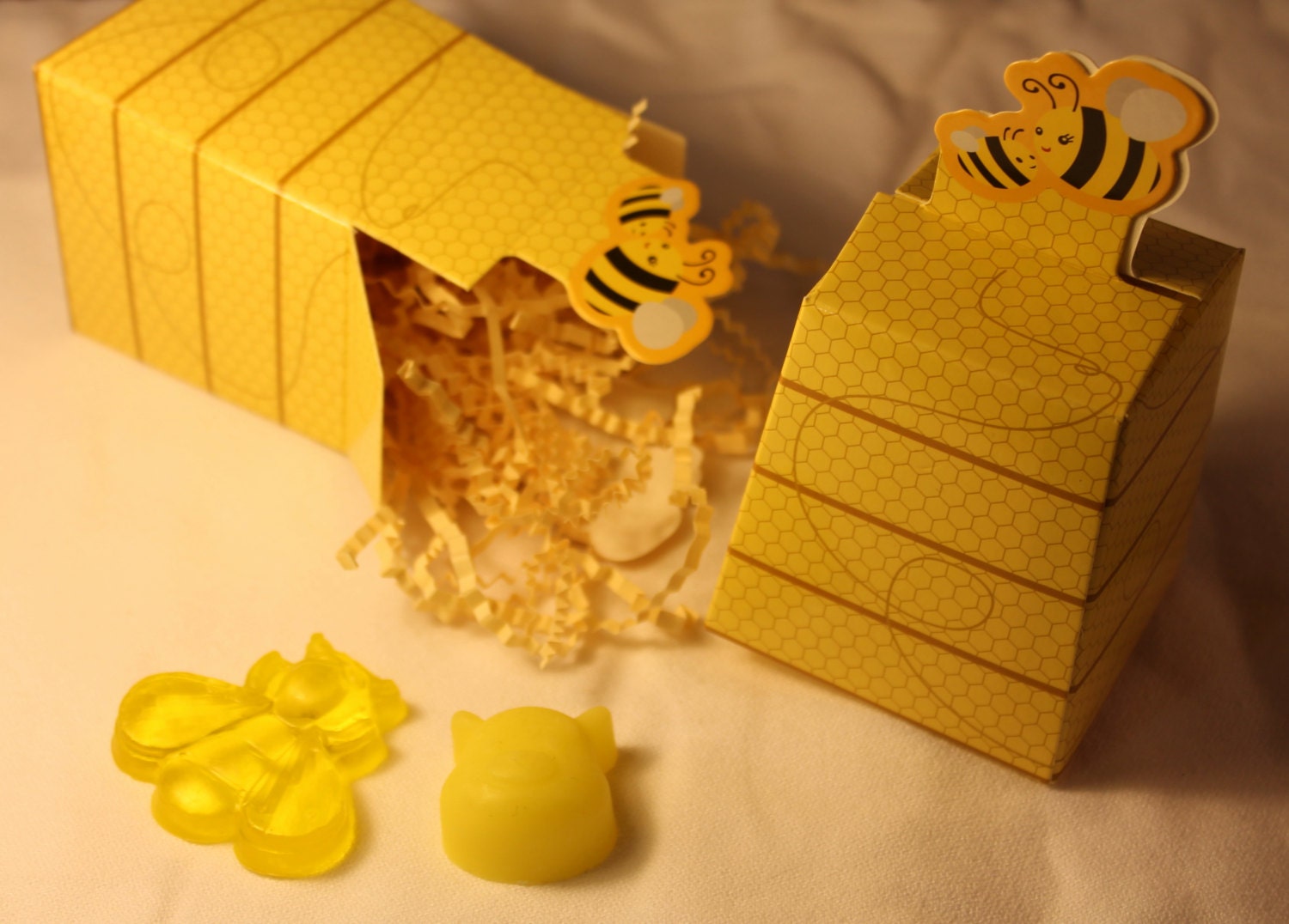 10 Bee Themed Party Favor CUSTOM Color & Scent Baby Shower