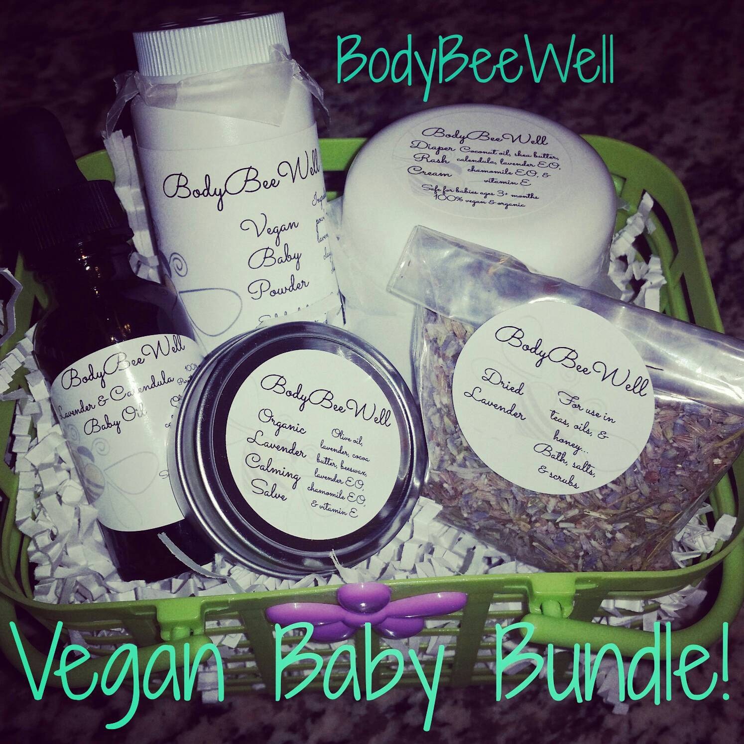 Vegan Baby Bundle, Organic Baby Bundle, Baby Wellness Bundle