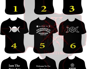 Wiccan T-Shirts Assorted Designs