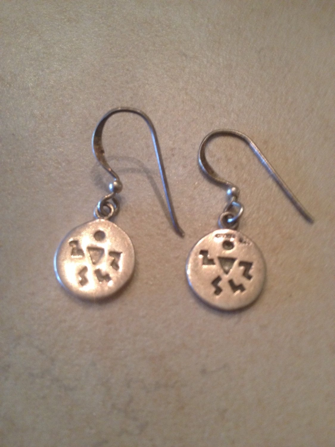 Vintage Sterling Silver Earrings Boma by Stellavintagejewelry