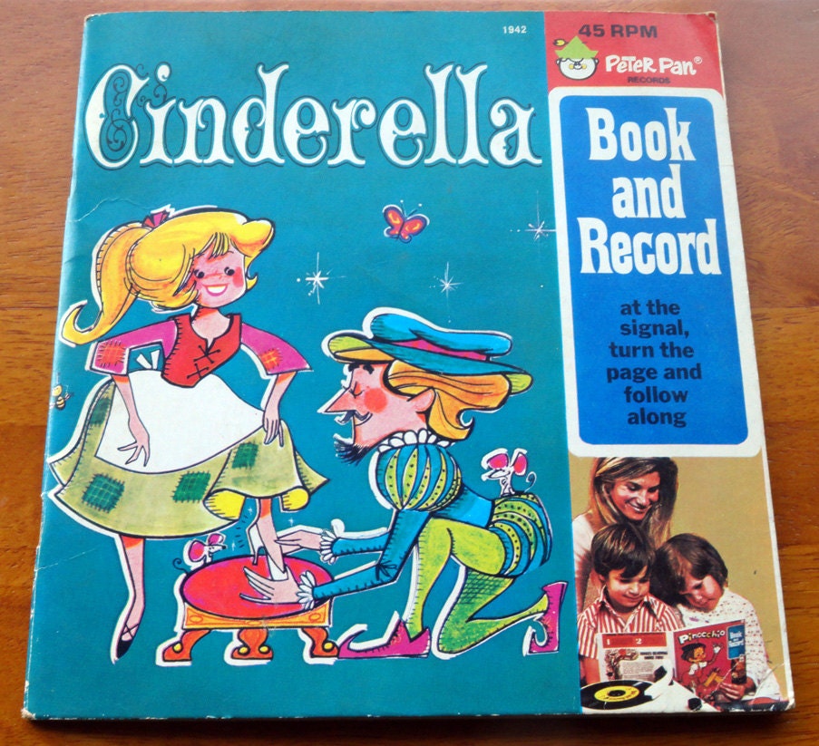 Cinderella Book and Record by Peter Pan Records by ...
