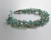 40% DISCOUNT  Braided blues necklace, GCM-232-N