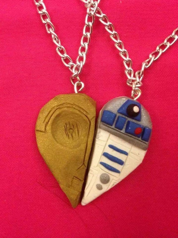 c3po r2d2 necklace