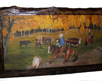 Peinture à L'huile Originale – Robert A Warne – Art équestre – Chasse à Courre