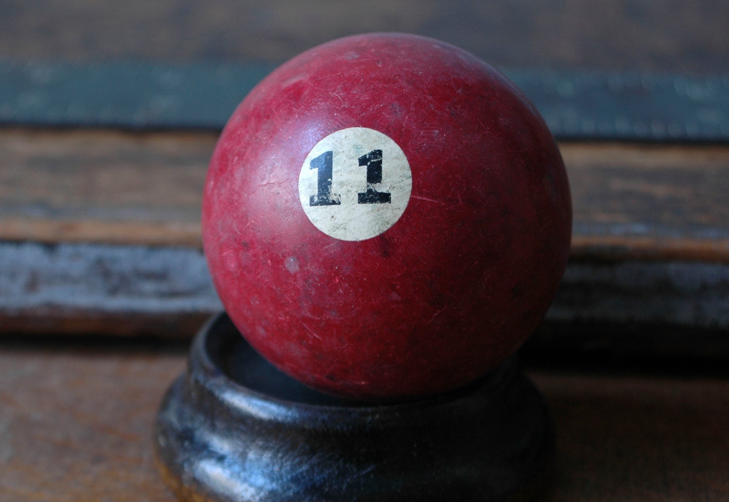 Vintage Aramith No. 11 Belgian Billiard Ball Genuine Phenolic