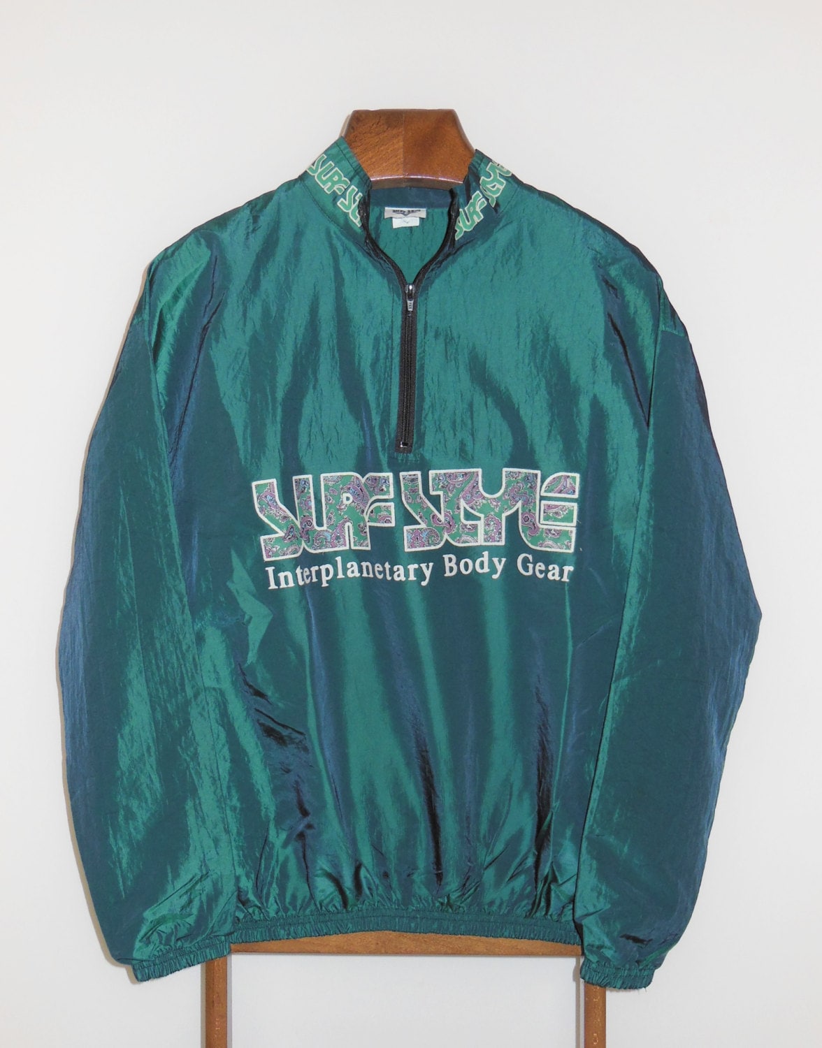 90s Surf Style Windbreaker Jacket Iridescent By BLOCKPARTYVINTAGE   Il Fullxfull.704243349 G7np 