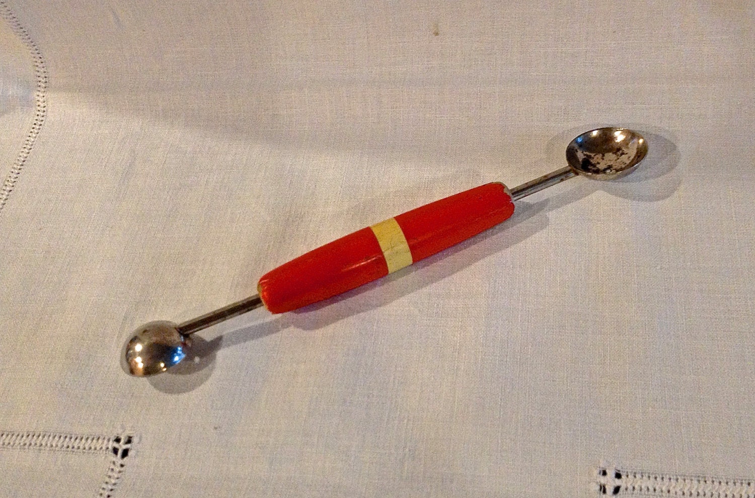 Vintage EKCO double melon ball cutter with a by VintagePrairieHome