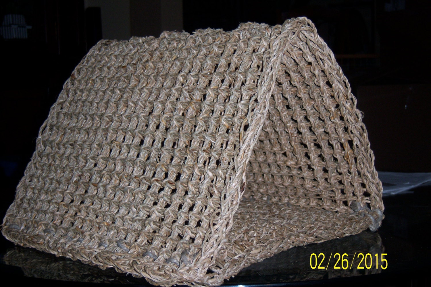 Seagrass Bird/Parrot Sleeping Hut by ForBirdSake on Etsy