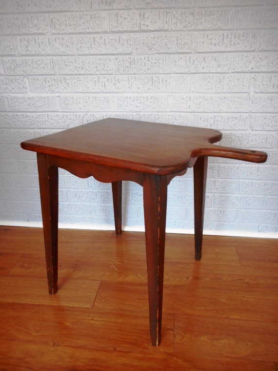 SALE Vintage Cutting Board Table/ side by MonkeyfootJunction