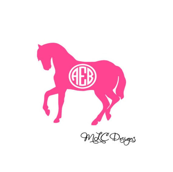 horse monogram shirt