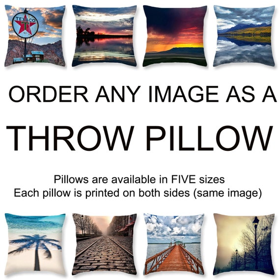 Throw Pillow Custom Order Accent Pillow 5 Sizes Square