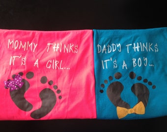 gender reveal shirts gender reveal shirts