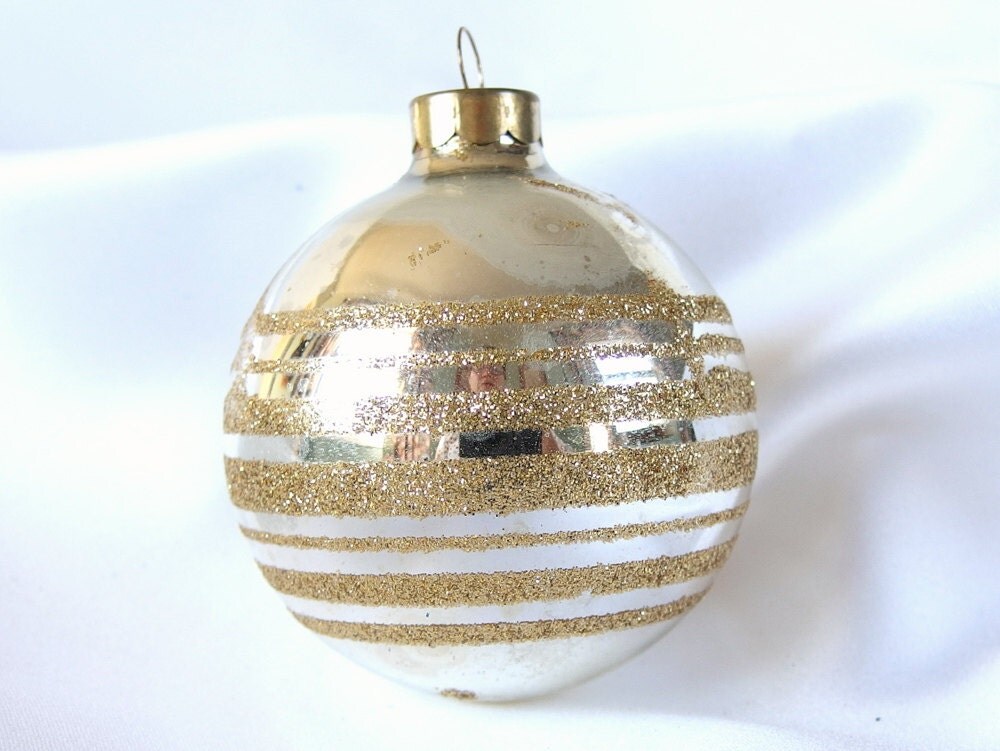 vintage gold and silver christmas ornament by bythewaysidexmas vintage gold and silver christmas ornament by bythewaysidexmas