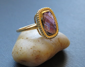edco amethyst gemstone rings