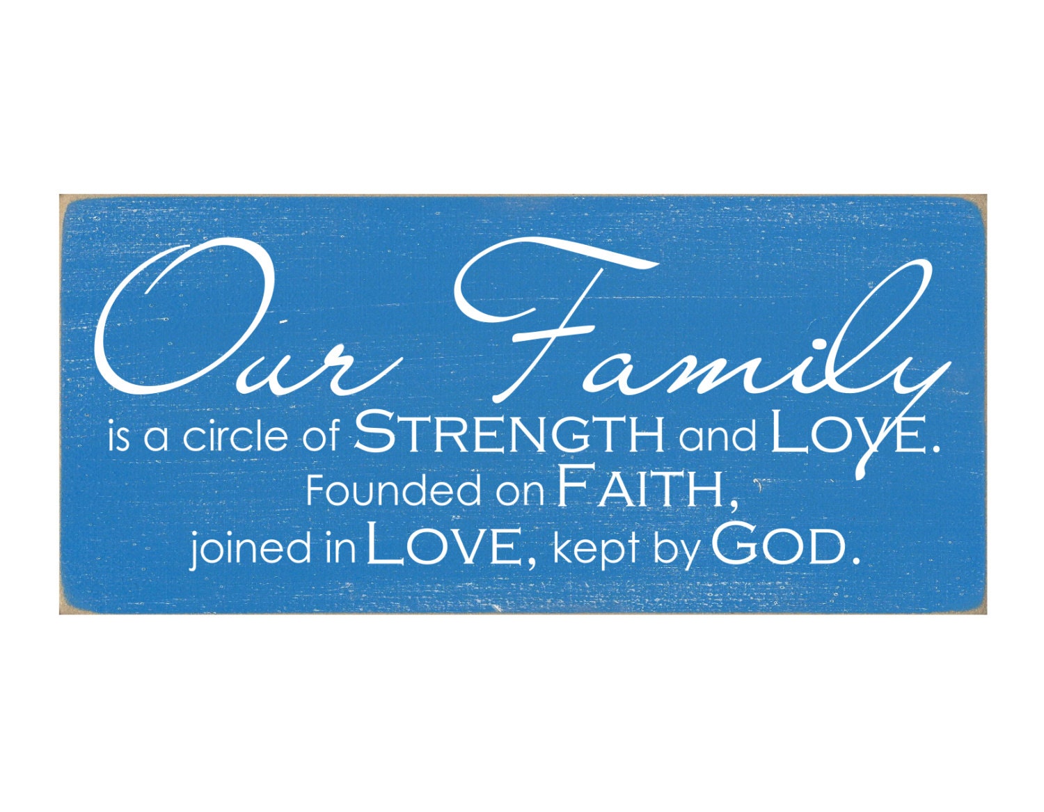 Our Family Is A Circle of Strength and Love by InTheDustDesigns