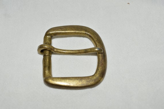Goldtone Belt Buckle Made in the USA Marked by MilkMarket