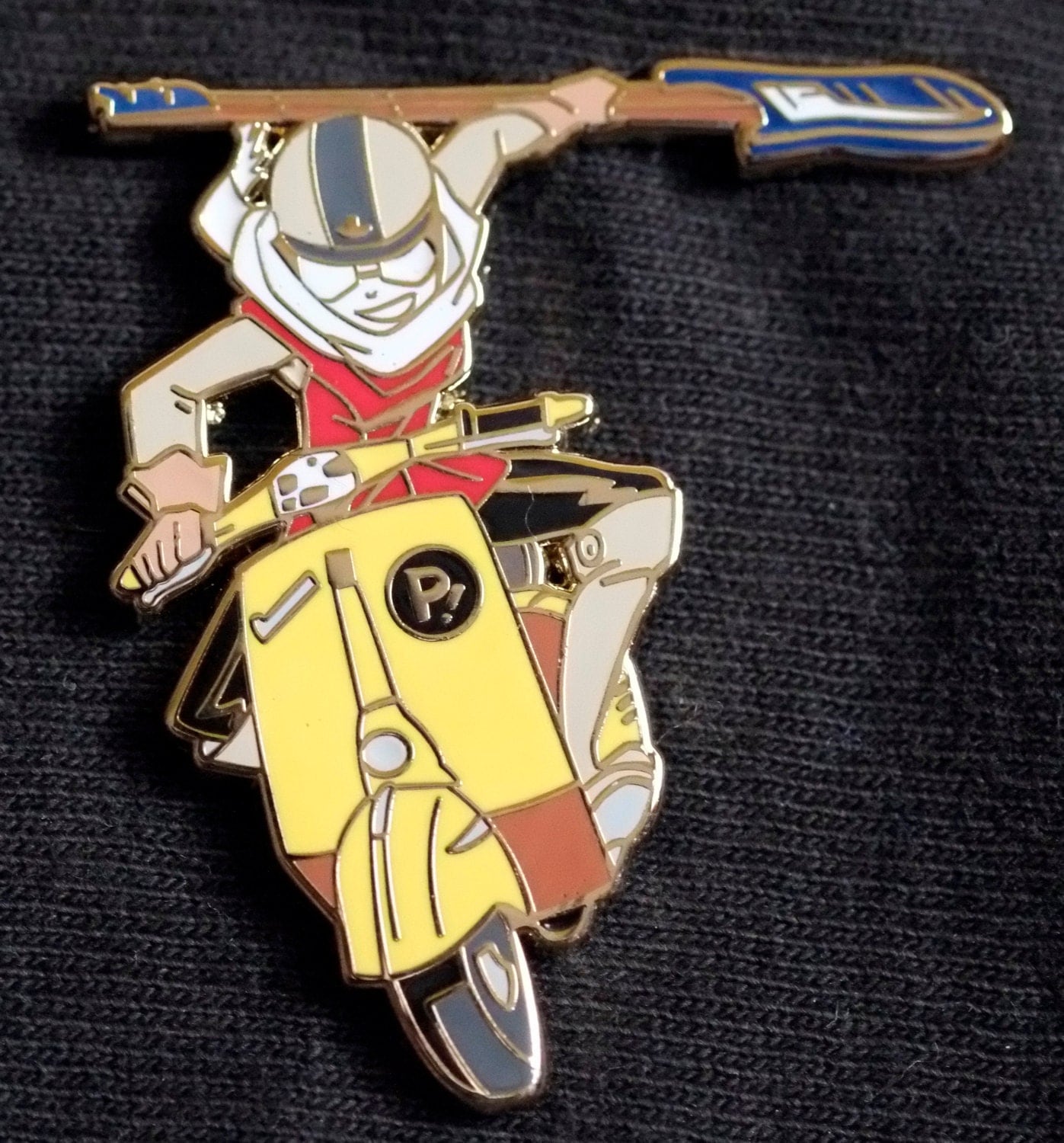 FLCL Haruko Bike Hat Pin by SparkleEGoods on Etsy