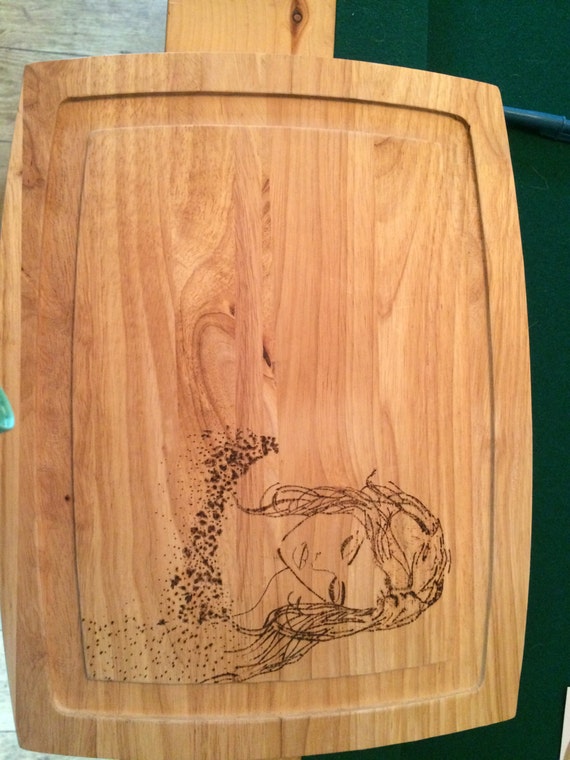 Wood burned Cutting board