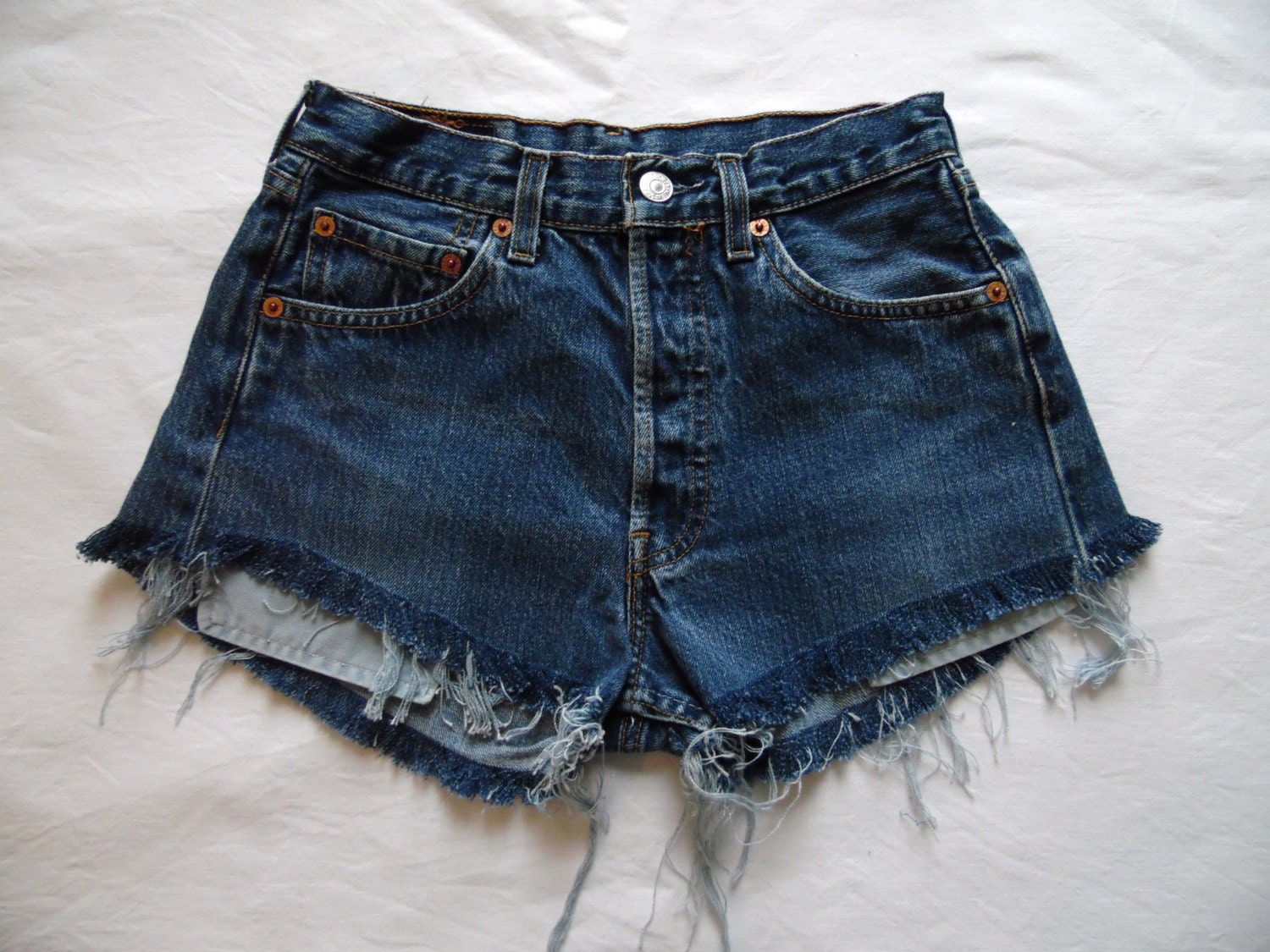 levi 501 shorts high waisted