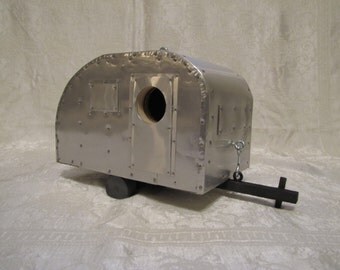 aluminum Camper birdhouse