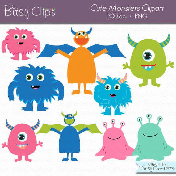 monster clipart etsy - photo #41