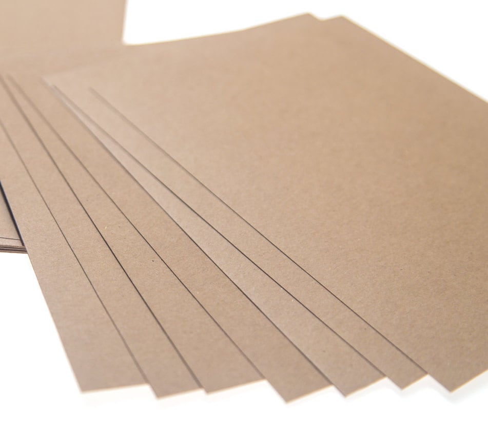 5x7 Kraft Paper Extra Thick 120lb Kraft by yellowdotpaper on Etsy