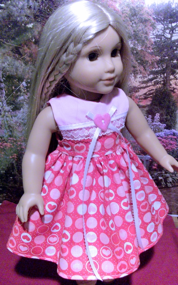 Valentine's dress #3 for American Girl 18 inch dolls