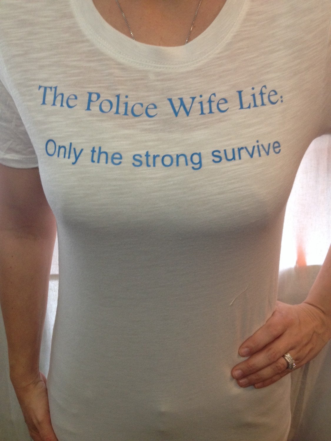 Police Wife Life Womens Tshirt Police Wife Shirt Police