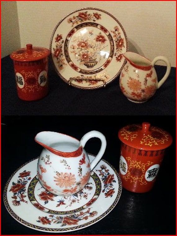 Japanese Tea Cup with Lid Made in Taiwan Rep. by CherishedAgain