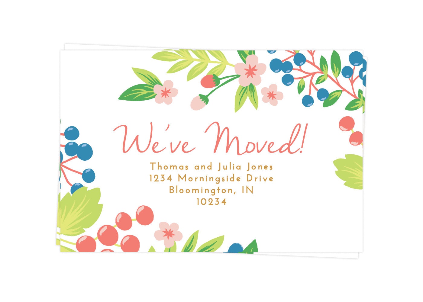 We've Moved Postcards Moving Announcement Cards by CardsByAgne